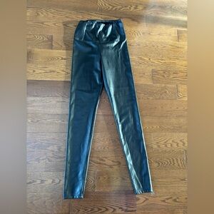 Wilfred Free Black Faux Leather Pants
